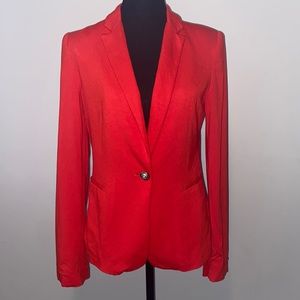 Zara basic red blazer size small